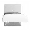 Percha frontal adhesiva de metal 1 gancho