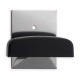 Percha frontal adhesiva de metal 1 gancho