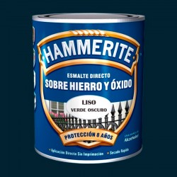 Pintura esmalte exterior verde oscuro 2,5L Hammerite
