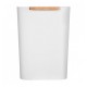 Cubo con tapa de bambú 5 litros para baño