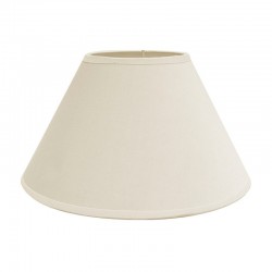 Pantalla textil beige para lámpara E27 Clara