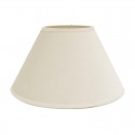 Pantalla textil beige para lámpara E27 Clara