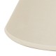 Pantalla textil beige para lámpara E27 Clara