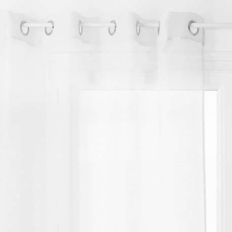 Cortina de poliéster transparente 135x240cm Moly
