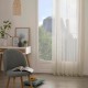 Cortina de poliéster transparente 135x240cm Moly