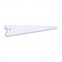 Cartela doble para cremallera aluminio blanca