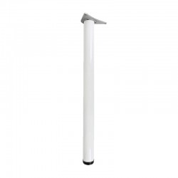 Pata regulable para mesa de acero redonda Ø6x71cm