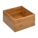 Organizador de bambú para baño