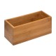 Organizador de bambú para baño