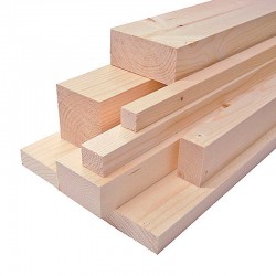 Listones de madera abeto cepillado 2,4m