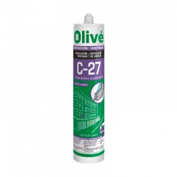 Silicona neutra universal multiusos para ventanas C-27 300ml Olivé