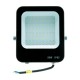 Foco proyector LED de aluminio negro 6000K IP65