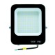 Foco proyector LED de aluminio negro 6000K IP65