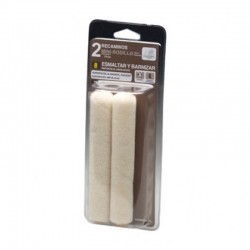 Recambio minirodillo velour pack 2ud.