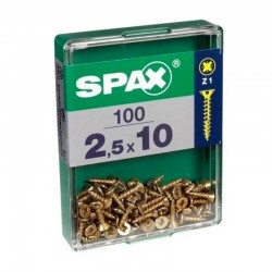 Tornillo cabeza plana yellox 100 UDS Spax