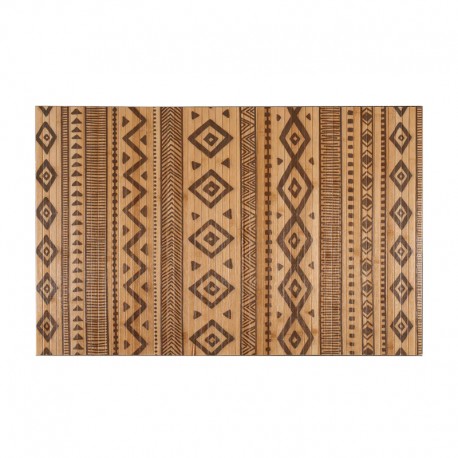 Alfombra de bambú natural Cool Etnic