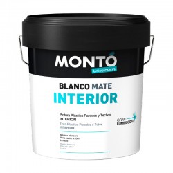 Pintura interior blanca mate Montó