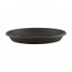 Plato redondo antracita