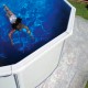Piscina redonda de acero blanco Atlantis Gre