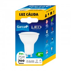 Bombilla dicroica LED GU10 8W 700lm 110º Garza