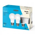 Bombilla estándar LED E27 8,5W 810lm 240º 3 uds. Garza