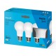 Bombilla estándar LED E27 8,5W 810lm 240º 3 uds. Garza