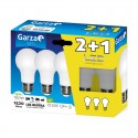 Bombilla estándar LED E27 13W 1520lm 240º 3uds. Garza