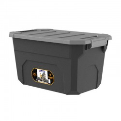 Caja de plástico cargo gris