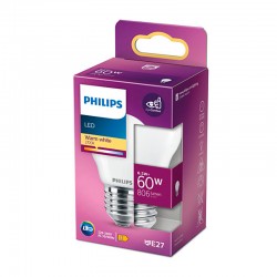 Bombilla esférica LED E27 6,5W 806lm