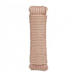 Cuerda de poliamida trenzada camel 4mm