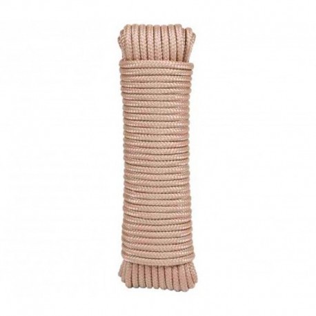 Cuerda de poliamida trenzada camel 4mm
