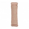 Cuerda de poliamida trenzada camel 4mm