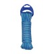 Cuerda de polipropileno con alma texturada azul/blanca 4mm