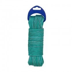 Cuerda de polipropileno con alma texturada verde/blanca 4mm