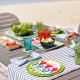 Mesa extensible de aluminio/resina taupe para jardín Alloro