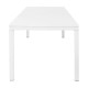 Mesa extensible de aluminio/resina para jardín Río