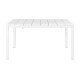 Mesa extensible de aluminio/resina para jardín Río