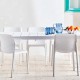 Mesa extensible de aluminio/resina para jardín Río