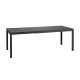 Mesa extensible de aluminio/resina para jardín Río