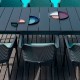 Mesa extensible de aluminio/resina para jardín Río