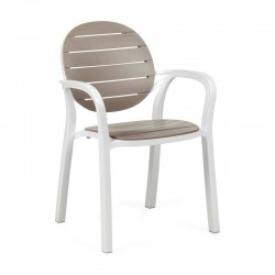 Silla con reposabrazos de polipropileno Palma
