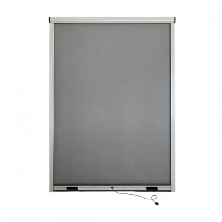 Mosquitera enrollable de aluminio blanca para ventana