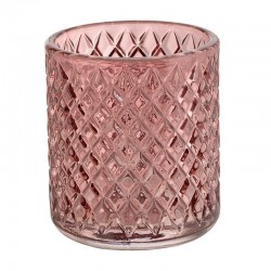 Vaso portacepillos de cristal 7,5x10cm Atessa