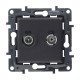 Toma intermedia R-TV-SAT empotrable Niloe Step Legrand