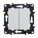 Conmutador doble empotrable Niloe Step Legrand