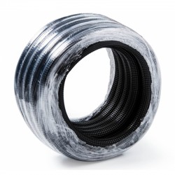 Tubo corrugado forrado doble capa de plástico negro