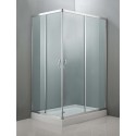 Mampara ducha Jade cromo transparente