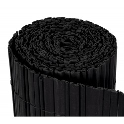 Cañizo PVC doble cara ondulado antracita 19mm