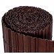 Cañizo PVC doble cara ondulado marrón 19mm
