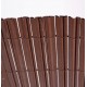 Cañizo PVC doble cara ondulado marrón 19mm